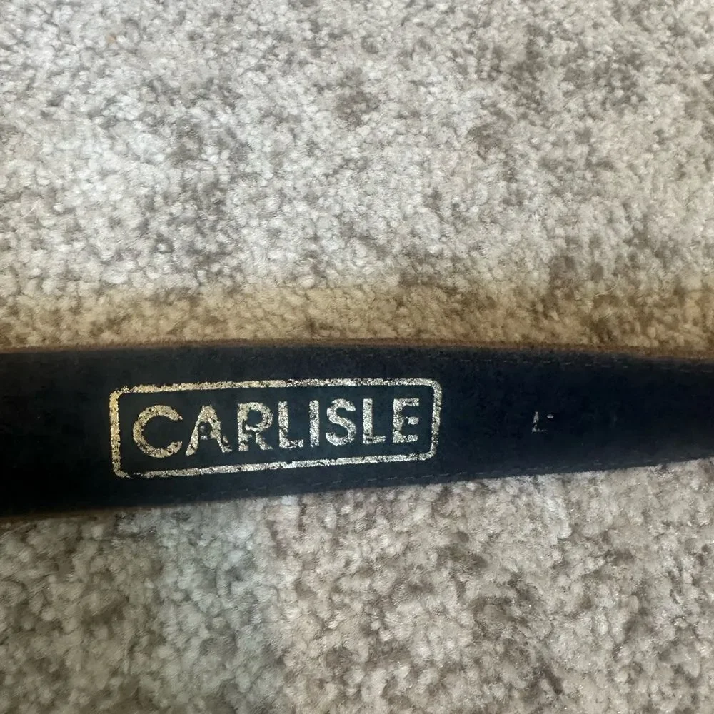 Carlisle & Karen CALLAN Tan Suede Statement Belt L